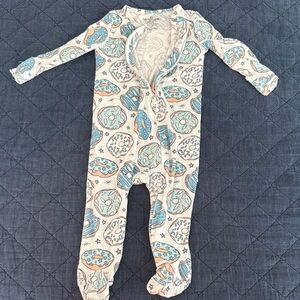Caden Lane Whimsical Donut Print Footie
